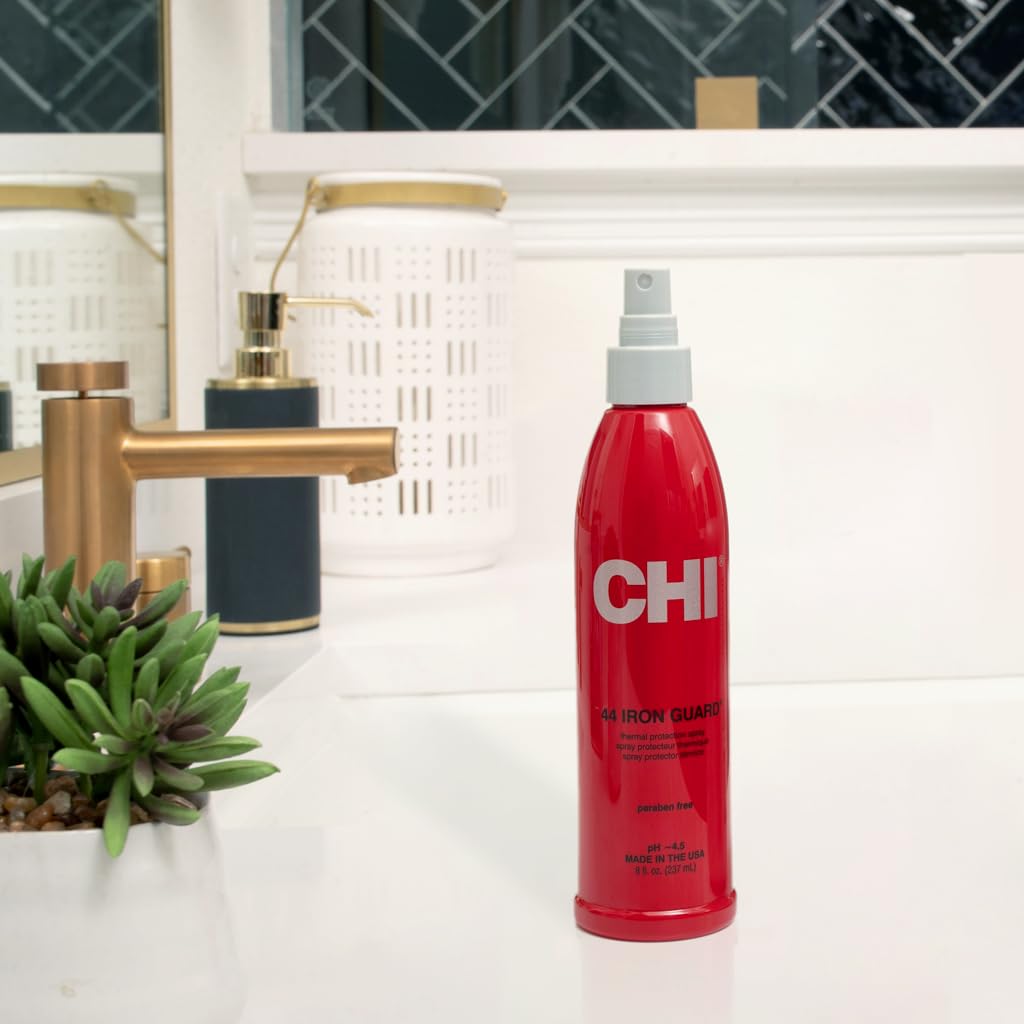 CHI 44 Iron Guard Thermal Protection Spray 8 Oz Nourishing Formula Frizz Control - Image 2