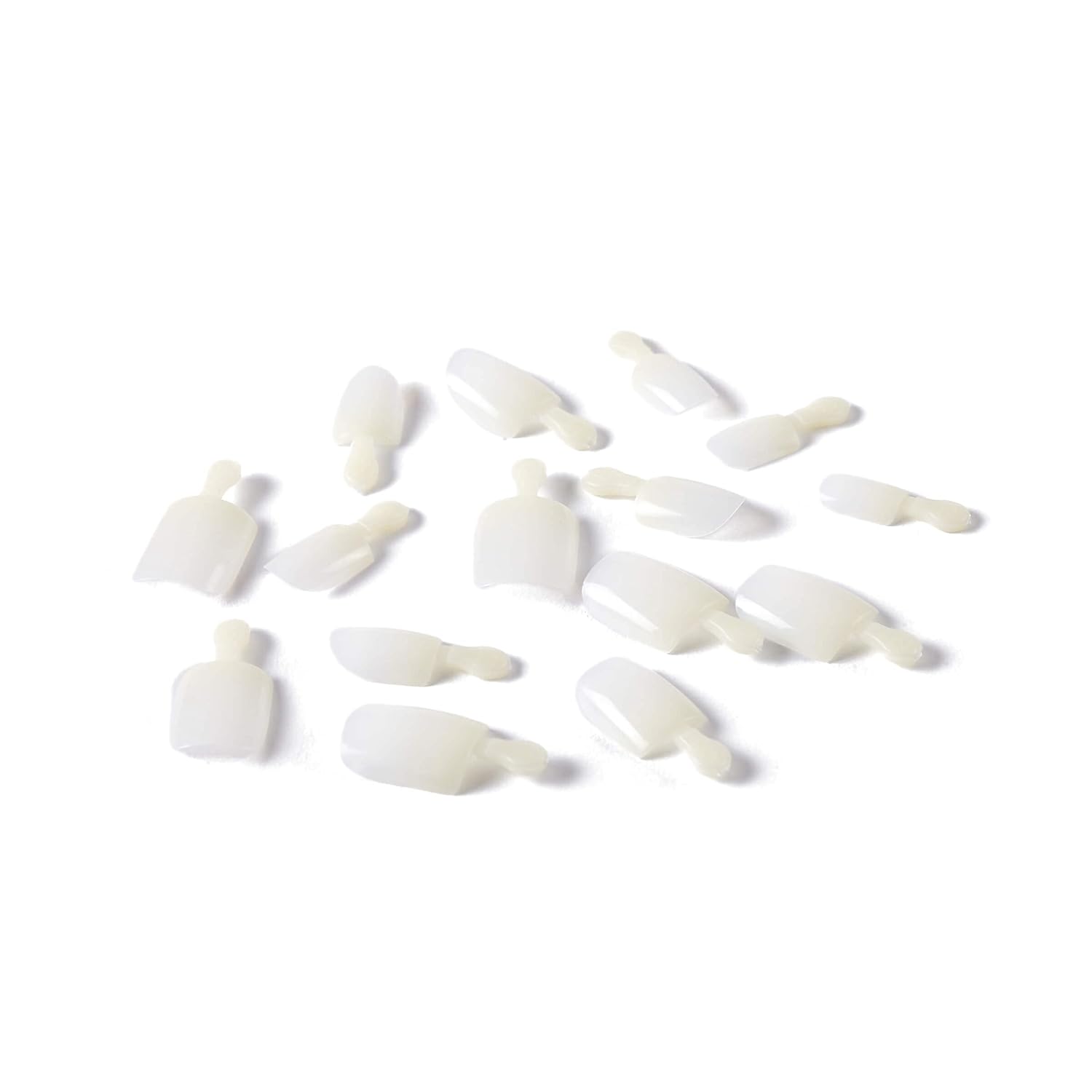 KISS Salon Acrylic Natural Press On Nails, Nail glue included, 'Rare', Nude, Short Size, Squoval Shape, Includes 28 Nails, 2g Glue, 1 Manicure Stick, 1 Mini File - Image 6