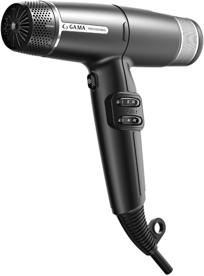 IQ LITE | IQ Perfetto | Hair Dryer by GaMa Italy | 110,000 RPM Brushless Motor | Turbo Venturi Technology | Oxy-Active Technology | Black - Image 3