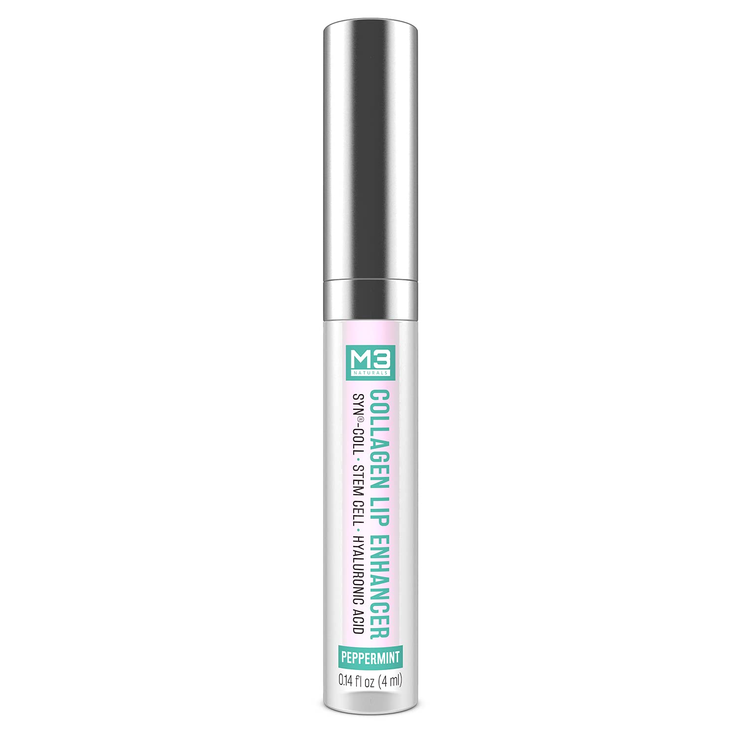 Collagen Lip Plumper Clinically Proven Lip Enhancer for Fuller Softer Lips Increased Elasticity Reduce Fine Lines Hydrating Plump Gloss Lipstick Primer 4 ml (Teal) by M3 Naturals - Image 8