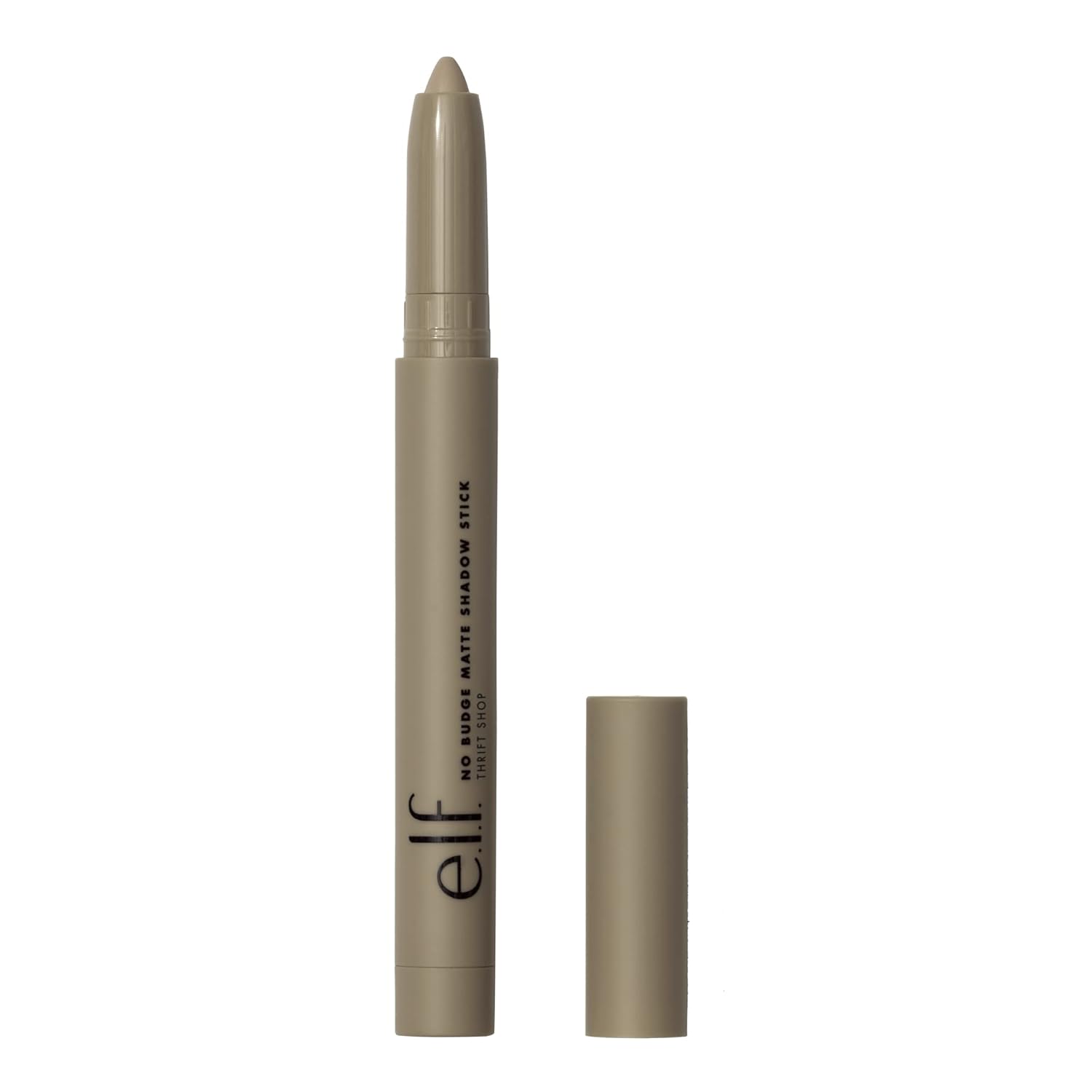 e.l.f. No Budge Matte Shadow Stick, One-Swipe Cream Eyeshadow Stick, Long-Wear & Crease Resistant, Matte Finish, Trift Shop - Image 2