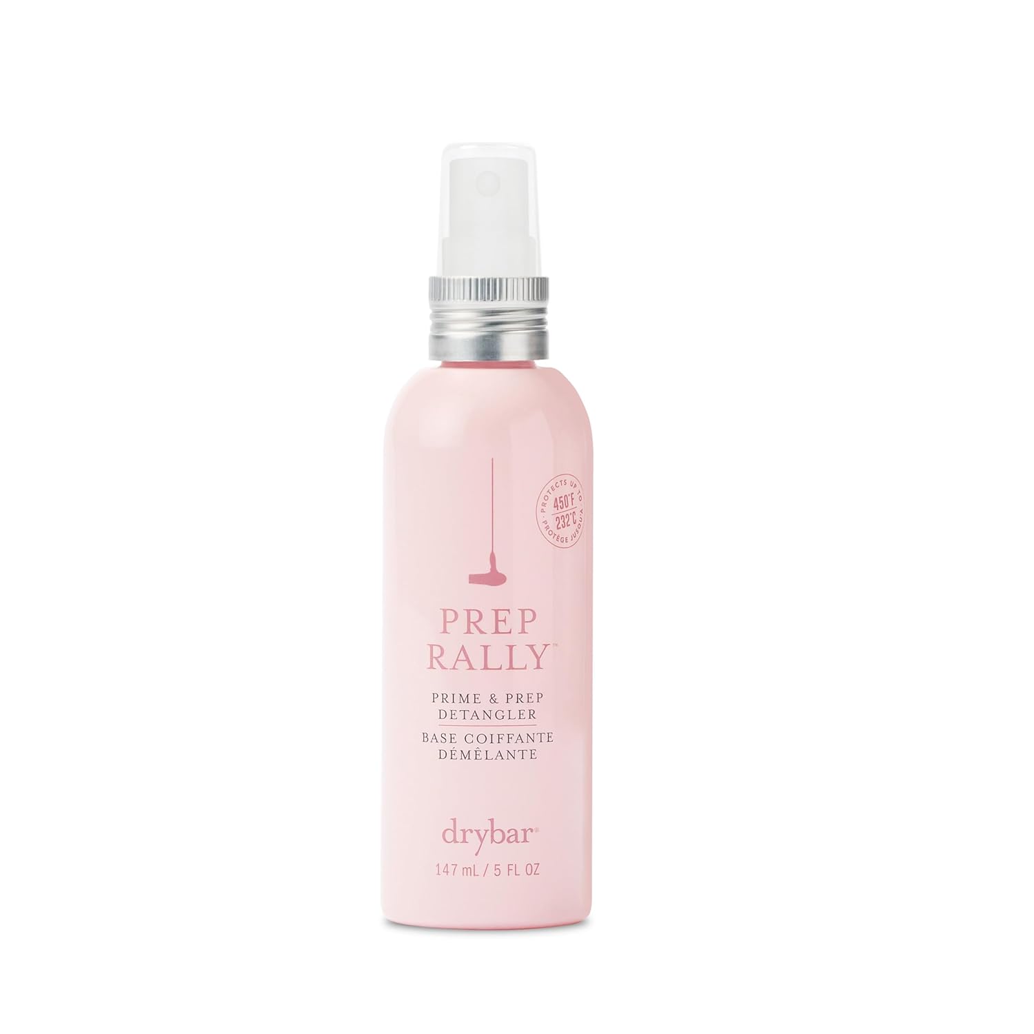 Drybar Prep Rally Prime & Prep Detangler | Nourishes Hair, Detangles with Ease, Leaves Hair Soft & Manageable, Protects Hair, Cruelty Free