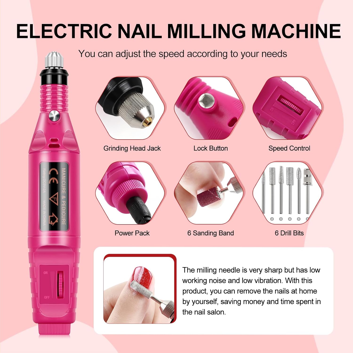 53PCS Gel Nail Polish Kit with U V light and Drill Starter Kit, 35 Colors Gel Polish Set 5pcs Top Base Coat Spring Neutral Colors Professional Nail Lamp Complete Gel Manicure Kit Gifts for Women - Image 4