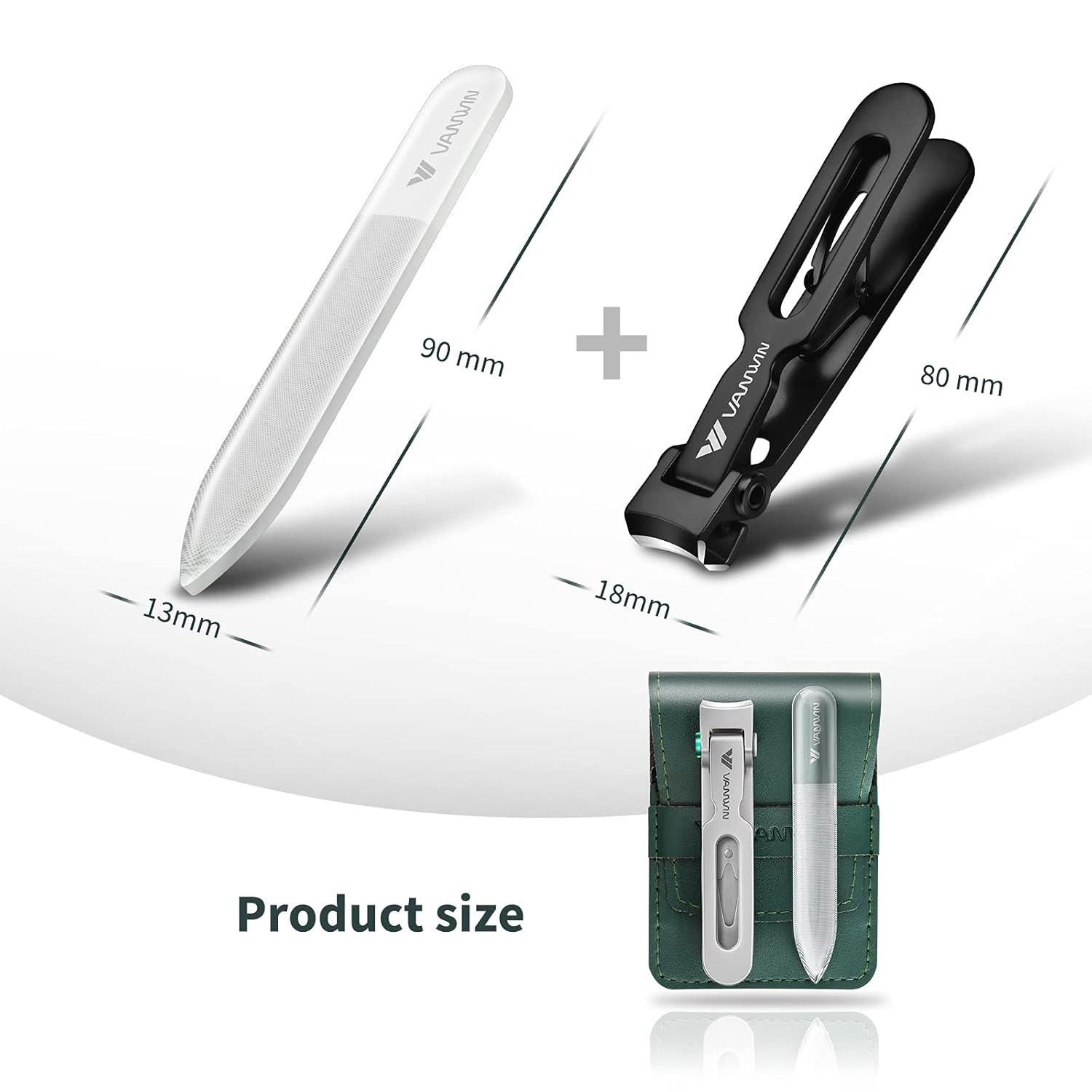 Nail Clippers for Thick Nails, 16mm Wide Jaw Opening Oversized Toenail Clippers Cutter with Sharp Curved Blade and Nail File, Heavy Duty Stainless Steel Fingernail Clippers for Seniors Elderly - Image 7