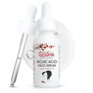OMIC Geisha, Kojic Acid Serum, 1 Fl oz / 30ml, Helps to Reduce Dark Spots on Face, Body, Armpits, Elbows, Knees, Made in USA