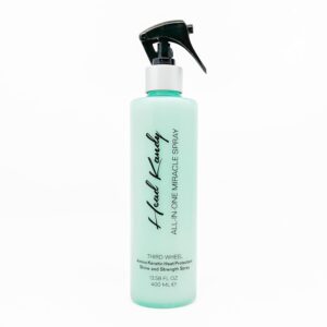 Head Kandy Heat Protectant Spray For Hair | The Third Wheel | Thermal Protection Spray With Amino Keratin | Protects Against Heat Damage, Breakage, Humidity | 13.5 oz