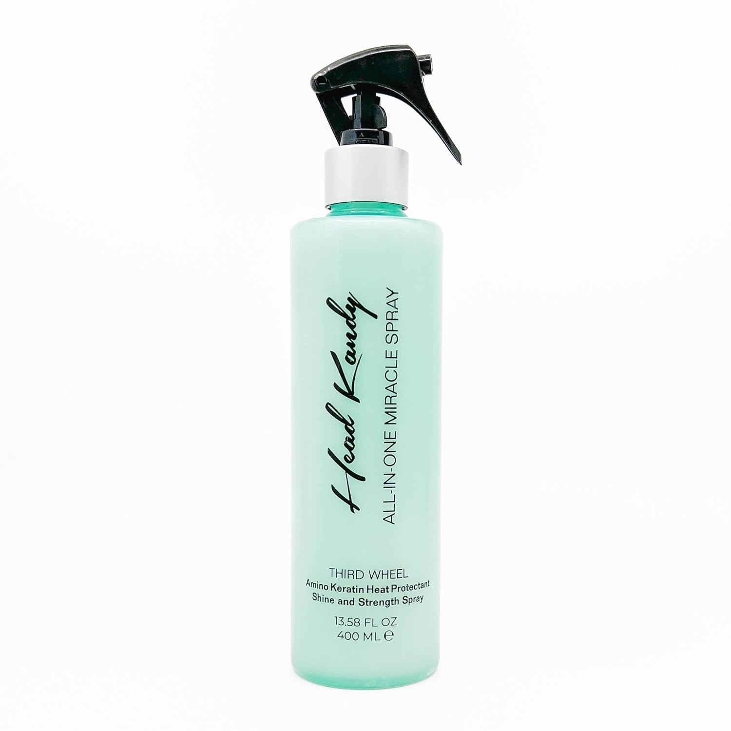 Head Kandy Heat Protectant Spray For Hair | The Third Wheel | Thermal Protection Spray With Amino Keratin | Protects Against Heat Damage, Breakage, Humidity | 13.5 oz