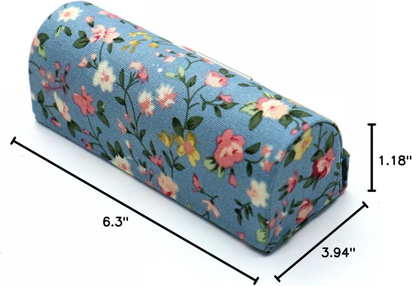 4 Pcs Ladies Floral Lipstick Case Holder with Mirror, Cosmetic Storage Kit Makeup Travel Cases Organizer Bag for Purse - Image 8
