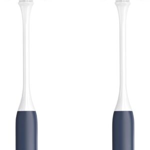 Long Handle Water Bottle Brush,Flexible Bottle Brush for Cleaning Milkshake Cup,Sports Bottle,Navy Blue,2 Pack