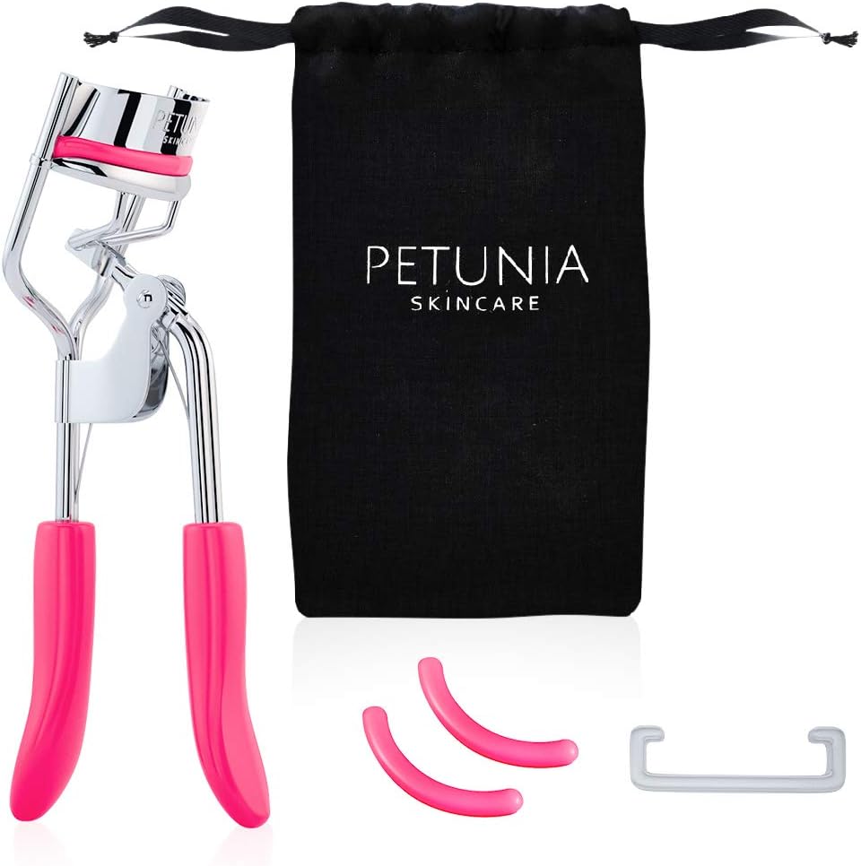 Silicone Eyelash Curler with Refill Pads & Satin Pouch Designed for No Pinching or Pulling and Perfect for Those with Straight Flat Lashes Wanting Dramatic Long Lasting Seamless Curls - Image 8