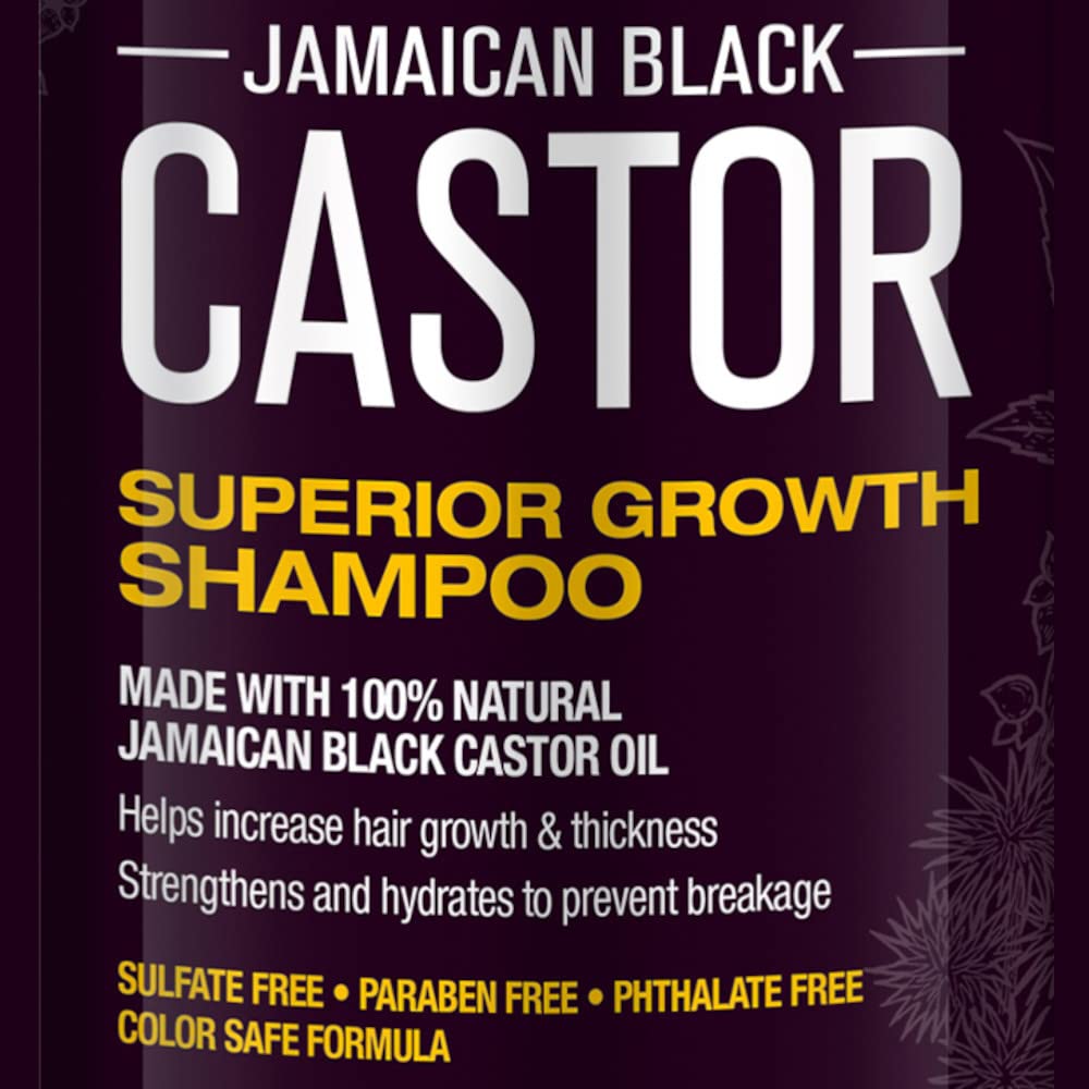 Hair Chemist Superior Growth Jamaican Black Castor Shampoo 33.8 oz. - Sulfate Free Shampoo made with Natural Ingredients - Image 2