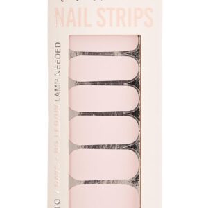 Ardell Nail Addict Nail Strips, Kiss Me Quick Nail Wraps, No LED Lamp Needed, Long-Lasting Gel Nail Stickers, 16 Strips with Mini Nail File & Wood Stick