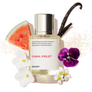 Dossier - Floral Violet - Eau de Parfum - Inspired by M.Jacobs Daisy - Perfume Luxury - Paraben Free - Vegan - For Women - Fragrance 1.7 oz (Spray 50ml)