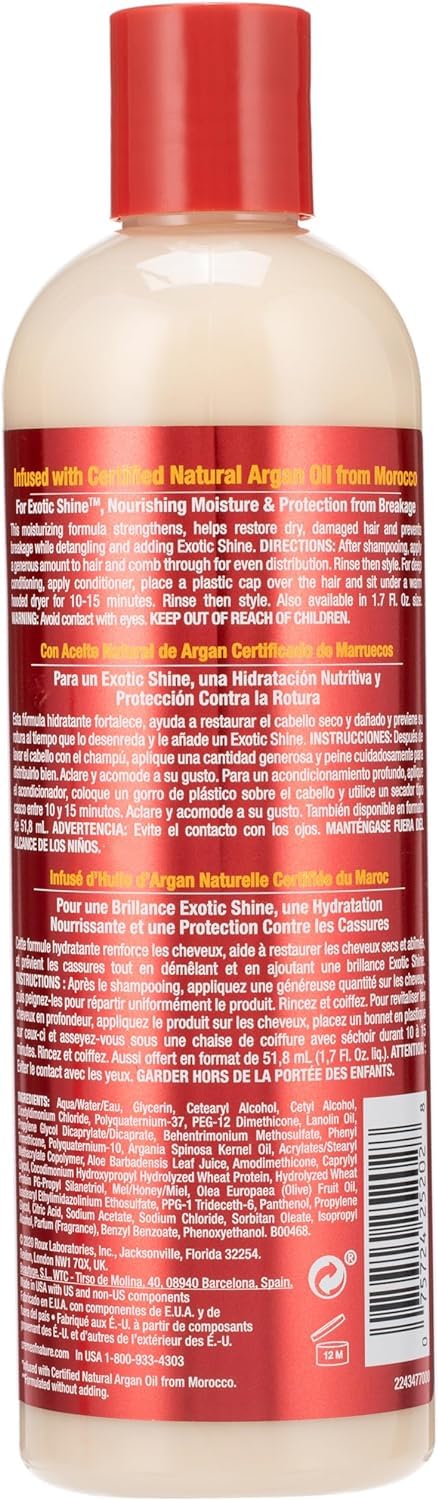 Creme of Nature Argan Oil Leave-In Treatment and Intensive Conditioning Treatment, 5.1 Fl Oz and 12 Fl Oz - Image 2