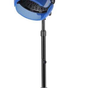 Ionic Hooded Dryer on Wheels - 1500W, 3 Modes, Time Setting, Standing Design for Professional Salon Use