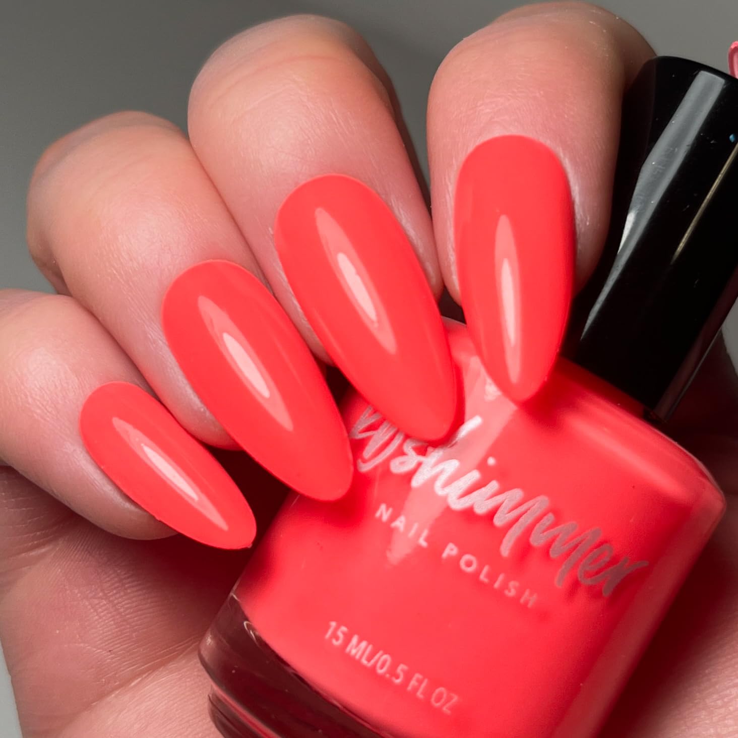 KBShimmer Totally Outrageous Neon Crème Nail Polish 0.5 oz Full Sized Bottle - Image 2