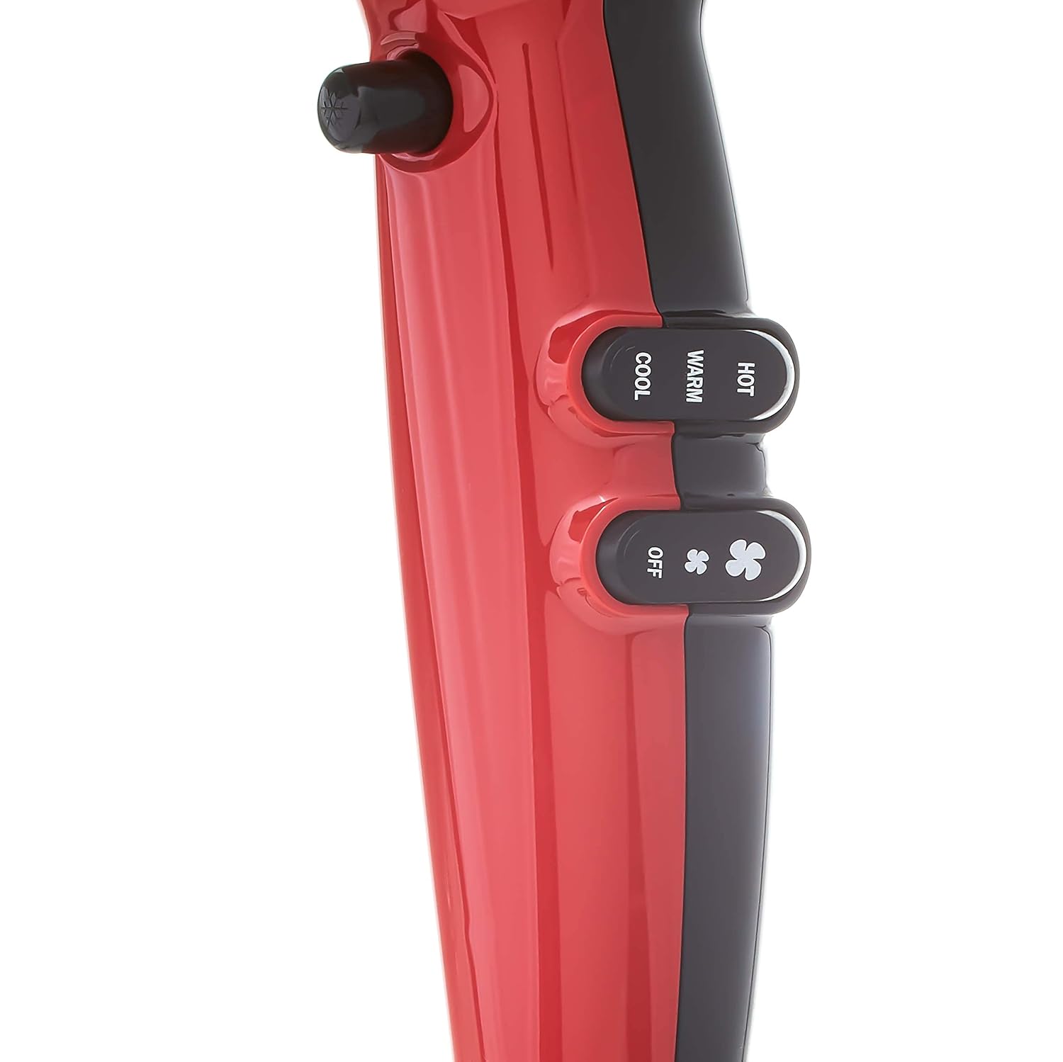 RED by Kiss Tourmaline Ceramic 2200W PRO - Professional Hair Dryer with Extra Combs, Frizz-Free Hair, Six Heat Settings Blow Dryer - Image 3