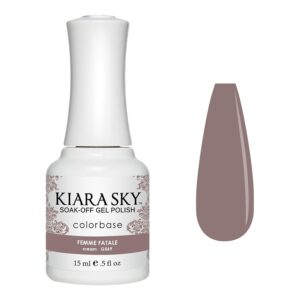 KIARA SKY Soak Off Gel Nail Polish 0.5 fl oz, FEMME FATALE (G569)