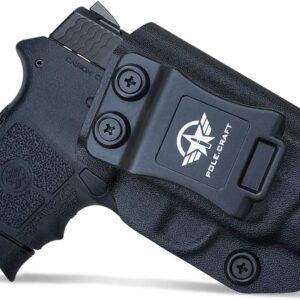 Bodyguard 380 Holster IWB Kydex Holster Fit: Smith & Wesson M&P Bodyguard 380 / Bodyguard 380 with Integrated Laser Pistol⎜Inside Waistband Carry⎜Adj. Cant Retention⎜Cover Mag-Button⎜No Wear⎜No Jitter