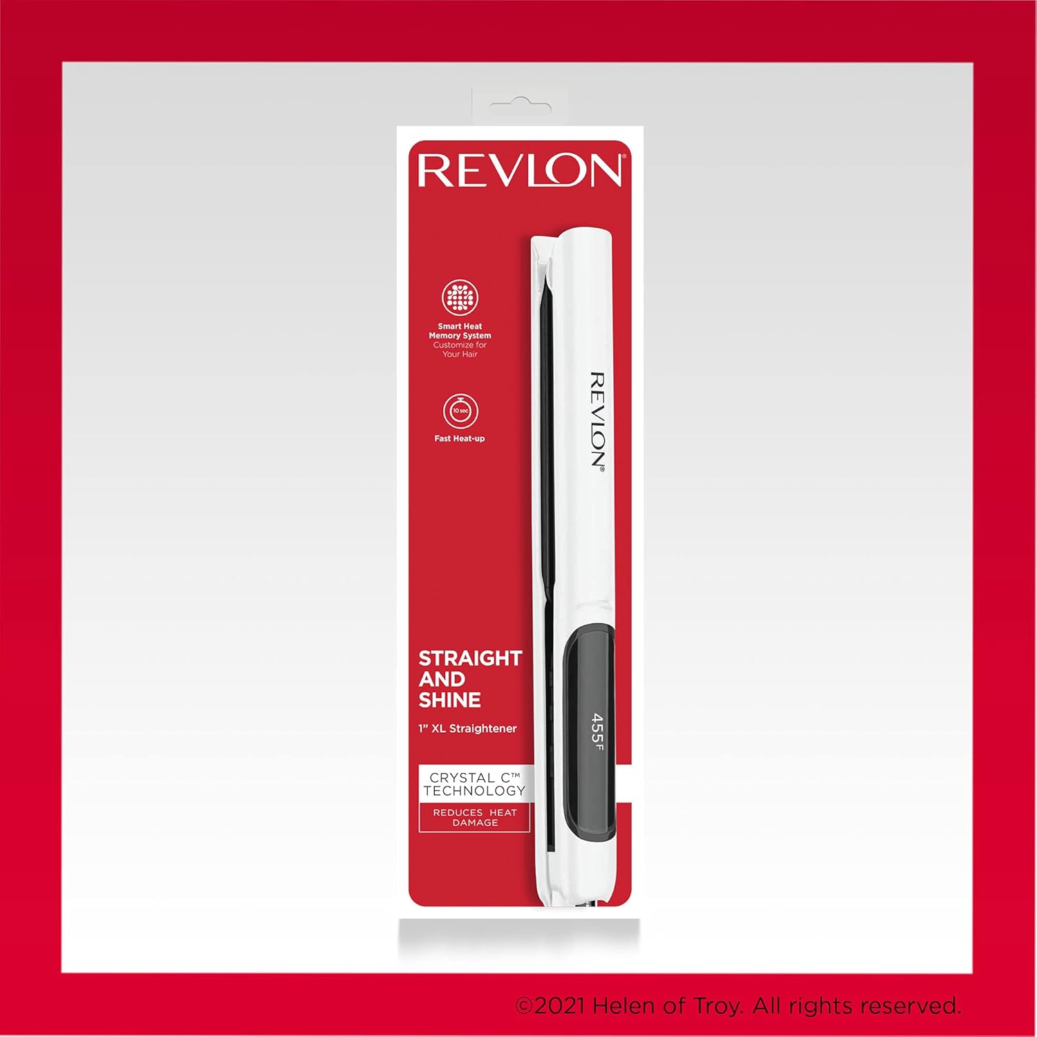 REVLON Crystal C + Ceramic Digital Hair Flat Iron | Long-Lasting Shine and Less Frizz, (1 in) - Image 6