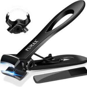 Toenail Clippers for Seniors Thick Toenails, Heavy Duty Large Nail Clippers with 15mm Wide Jaw Opening, Long Handle Toe Nail Clippers for Thick Nails Gifts for Men, Seniors Women