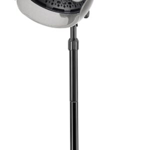 Hooded Hair Dryer, Adjustable Stand Hair Dryer on Wheels,Professional Ionic Bonnet Dryer with 3 Temperature Settings, for Salon, Spa or at Home Use
