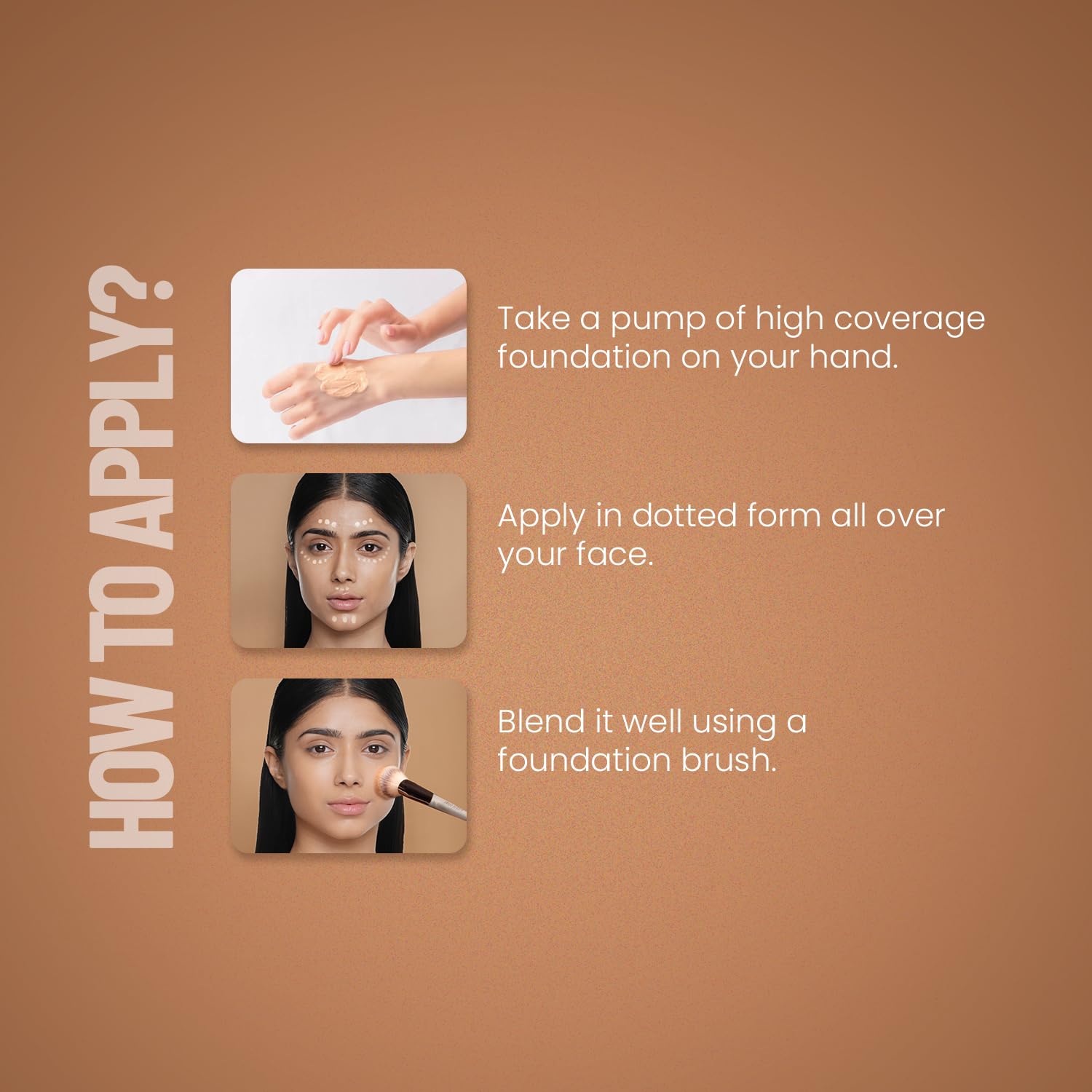 High Performance Liquid Dewy Foundation For All Skin Type | Water-Resistant | Medium To Buildable Coverage | Lightweight | Easy To Blend | With Vitamin C & Niacinamide | 01 White Ivory - Image 6