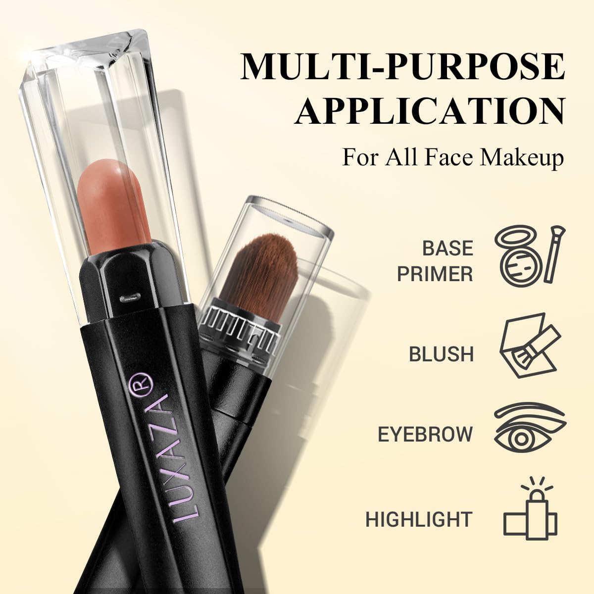 Cream Eyeshadow Stick, Hypoallergenic Shimmer Eye Shadow Sticks Makeup, Pro Waterproof & Long Lasting Eye Brightener Sticks, Eyeshadow Pencil Crayon #184 - Image 6