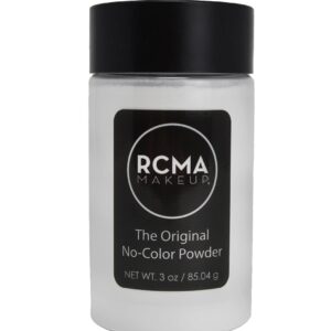 RCMA Makeup The Original No Color Powder, Loose Setting Powder, Professional Makeup, No Flash Back, Universal, All Skin Types, Flawless Finish, Reduces Shine, Vegan and Cruelty- Free, 3oz