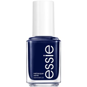 essie Salon-Quality Nail Polish, Vegan, Fall 2023, Dark Blue, Step Out of Line, 0.46 fl oz