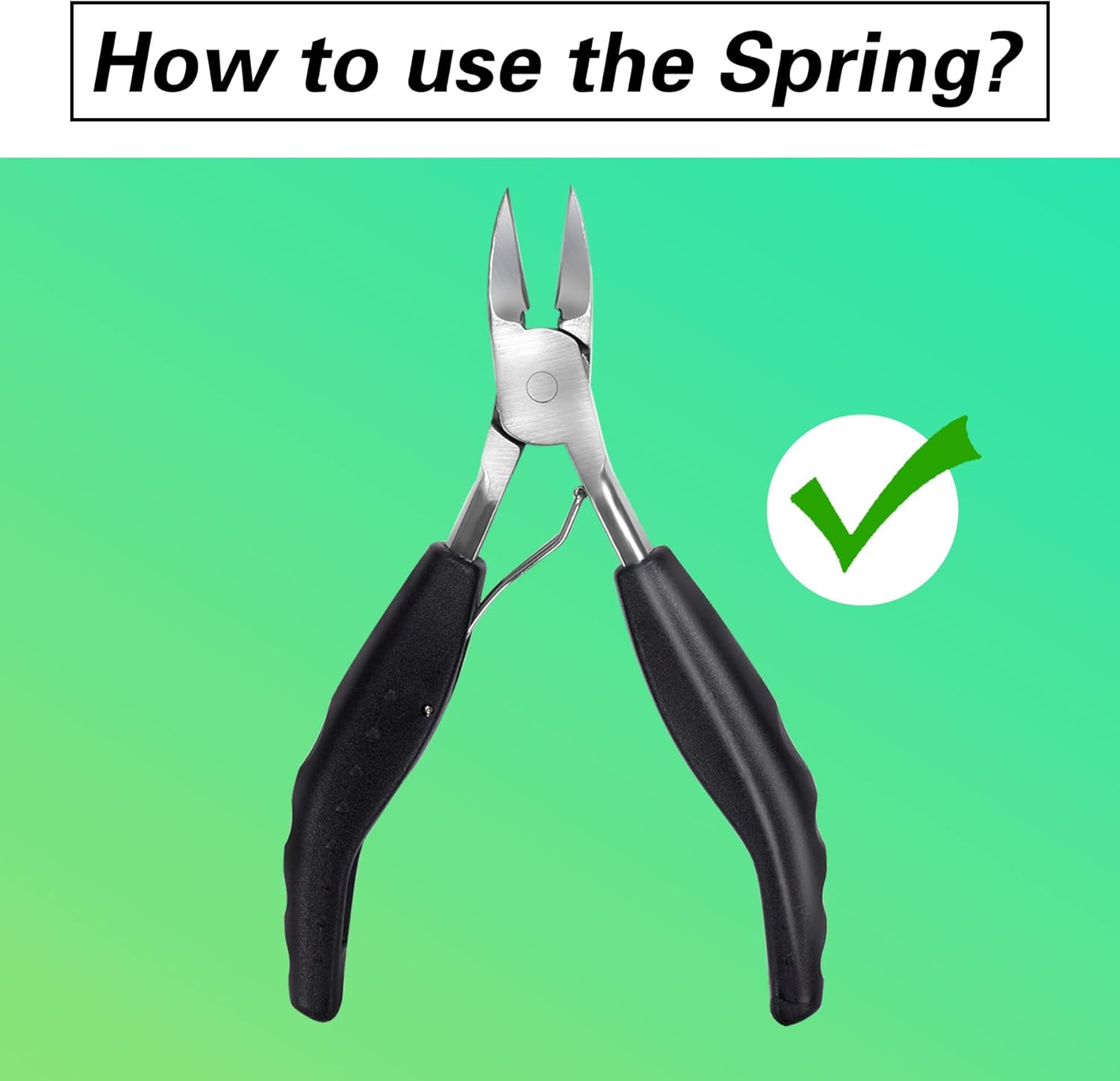 Heavy Duty Ingrown Toenail Clippers, Professional Toenails Trimmer, Podiatrist Toe Nail Clippers for Thick Nail & Ingrown Toenails, Sharp Curved Blade, Pedicure Tools. - Image 7