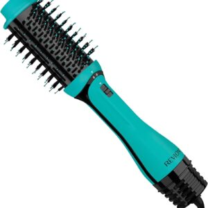 REVLON One Step Volumizer Plus Hair Dryer and Styler | More Volume, Less Damage, and More Styling Control for Easy and Fast Salon-Style Blowouts, Plus Travel Friendly (Teal)