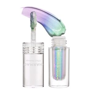 CHARMACY Chameleon Liquid Eyeshadow, Intense Color Shifting, Highly Pigment Multichrome Eyeshadow Liquid Makeup, Long Lasting, Shimmer, Easy To Wear Metallic Eye Makeup, 1.6g (#06)