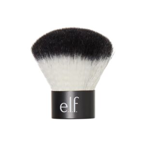 e.l.f. Kabuki Face Brush, Travel-Sized Makeup Brush For Precise & Controlled Application On-The-Go, Vegan & Cruelty-Free