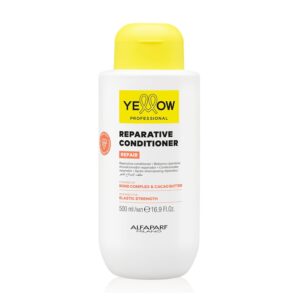 Alfaparf Milano Yellow Professional Bond Repair Conditioner for Damaged Hair - Reparative & Moisturizing Conditioner - Strengthens, Repairs, Protects, Hydrates Hair - Vegan (16.9 fl oz / 500ml)