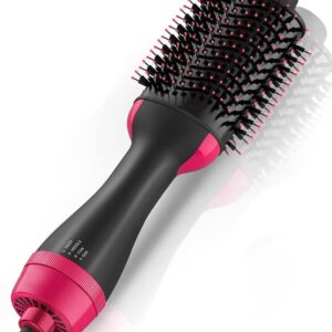 Blow Hair Dryer Brush One-Step Hot Air Brush and Volumizer, Oval Brush for Blow Drying, 4 in 1 Styling Tools for Women，2024 New