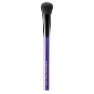 Kevyn Aucoin Cream & Powder Contour Brush: Use on cream & powder makeup formulas. Compact round brush head with tapered edges adapts to your face's natural curves for seamless sculpting and defining.
