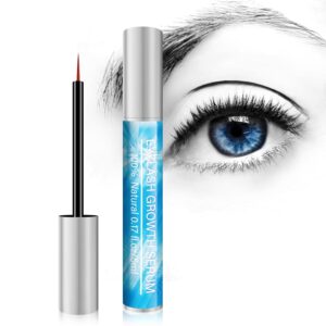 Eyelash Growth Serum: Lash Enhancing Serum with Advanced Formula to Boost Longer Fuller and Thicker Looking Lashes to Growth Stronger, Cruelty-Free 5mL