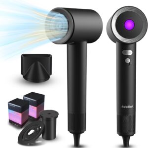 Professional Hair Dryer Ionic Hair Dryer High Speed Blow Dryer with Essential Oil 160000 RPM Fast Drying 1500W Brushless Motor Low Noise Travel Dryer 4 Temps & 2 Speeds