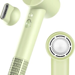 Hair Dryer, Negative Ionic Hair Blow Dryer, High-Speed Blow Dryer with 110, 000 RPM Brushless Motor, Fast Drying Lightweight Travel Hairdryer, Low Noise Home Hair Dryers with Smooth Nozzle