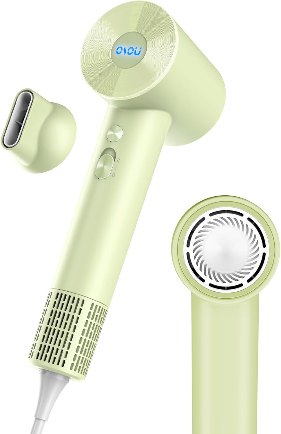 Hair Dryer, Negative Ionic Hair Blow Dryer, High-Speed Blow Dryer with 110, 000 RPM Brushless Motor, Fast Drying Lightweight Travel Hairdryer, Low Noise Home Hair Dryers with Smooth Nozzle