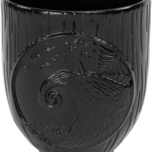 Jay Franco Disney Nightmare Before Christmas Tumbler - Black Resin Toothbrush/Pen Holder Features Jack & Sally - Bathroom Décor
