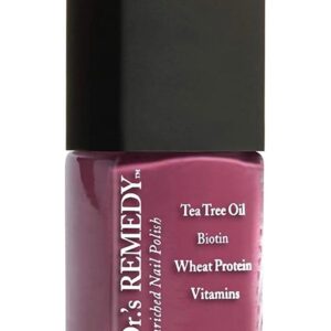 Dr’s Remedy Enriched Nail Polish: Non Toxic, All Natural, and Organic - Doctor Formulated: Strengthens, Restores, Heals, and Protects '24-Free' - BRAVE Berry