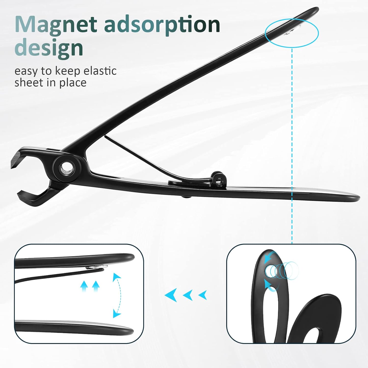 Nail Clippers for Thick Toenails 17mm Extra Wide Jaw Opening Nail Clippers Large Toenail Fingernail Nail Clipper Nail Cutter with File Tin Boxed for Men Women Seniors (Black) - Image 5