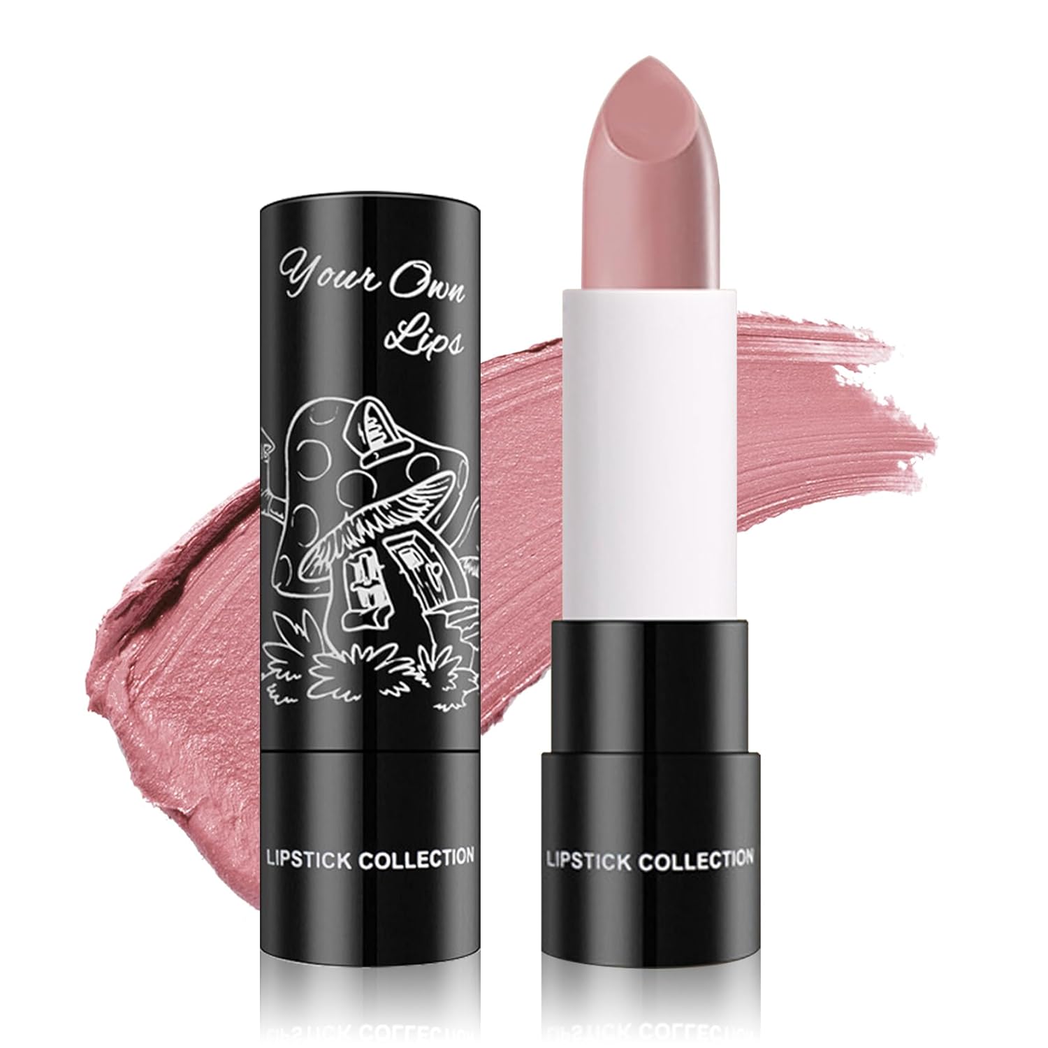 Matte Nude Lipstick Lip Gloss Non-Stick Cup Velvet Lip Stain Long Lasting Matte Lipstick for Women Lip Makeup-03 Light Pink