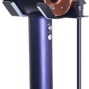 Hair Dryer Holder, Blow Dryer Holder Wall Mounted Hair Tool Organizer Self Adhesive Hair Dryer Holder Wall Mount, Compatible for Dyson Hair Dryer Holder for Bathroom Black PTALSEAW