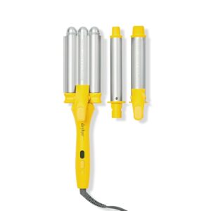 Drybar The Mixologist Interchangeable Styling Iron | One Tool with Three Different Hair Styles of Waves and Curls, Reduces Frizz, Adds Shine, Maintains Healthy Locks for all Hair Types