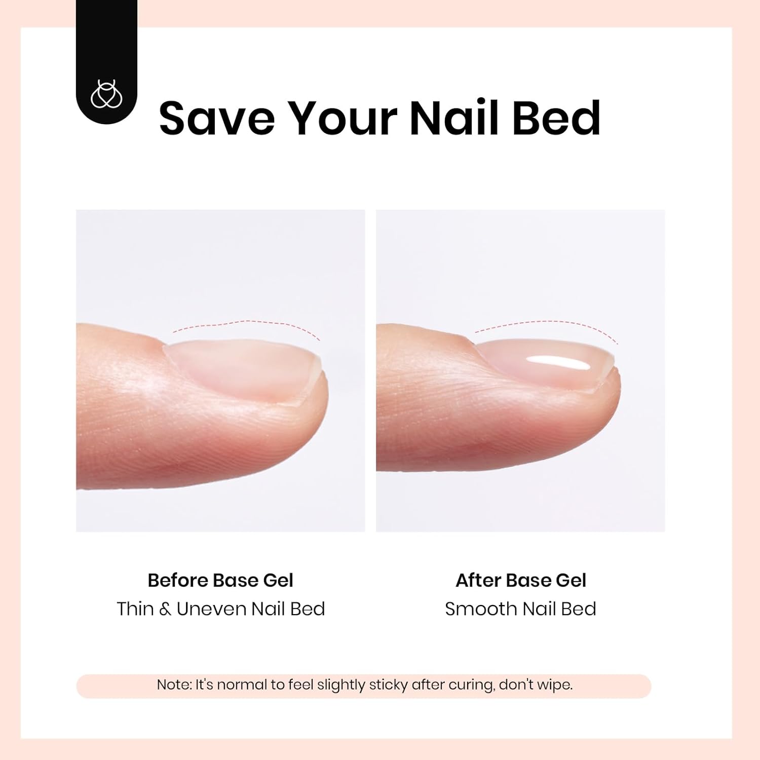 Beetles Peel Off Base Coat for Gel Nail Polish, 15ml Peel off Gel Base Coat Easy Removal, UV LED Lamp Peel off Nail Polish without Damage, Long Lasting Peelable Base for Beginners Weak Thin Nails - Image 5