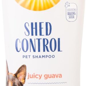 Arm & Hammer for Pets Shed Control Shampoo, 20oz Juicy Guava Scent | Professional Quality Dog Shed-Less Shampoo, De-Shedding Dog Shampoo, Free of Sodium Lauryl Sulfate & Parabens