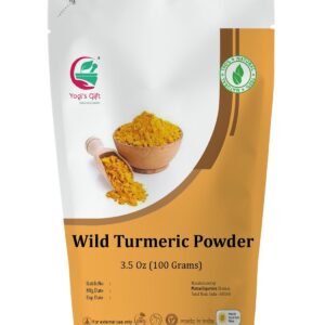 Kasturi Turmeric Powder for Skin Care | Wild Turmeric Powder | Aka Kasturi Manjal | Best for Preparing Turmeric Face Mask | Get Clear and Glowing Skin Naturally | 100grams / 3.5 Oz pack